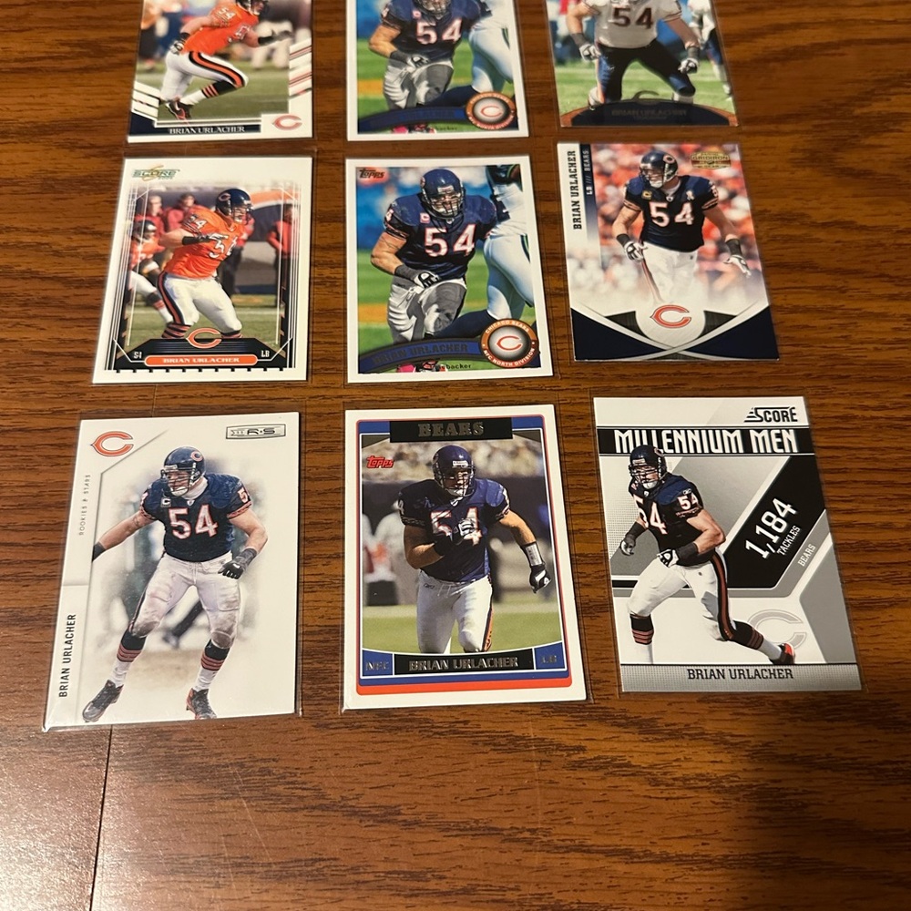 Brian Urlacher Trading Card Set